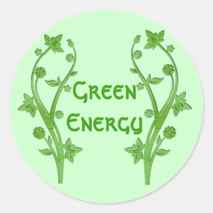 Adesivo Redondo Energia verde