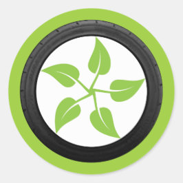 Adesivo Redondo Energia verde limpa