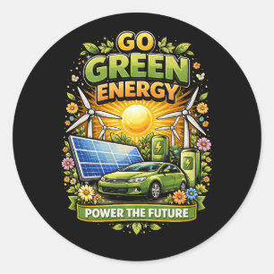 Adesivo Redondo Energize o Futuro