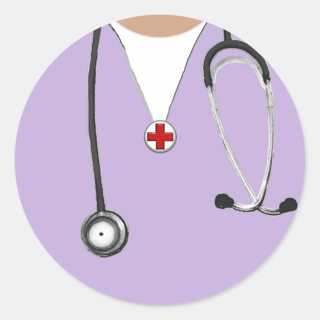 Adesivo Redondo Enfermeira (Frente)