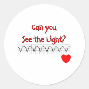 Adesivo Redondo Enfermeira Cardíaca/ER Afirmações Hilarious