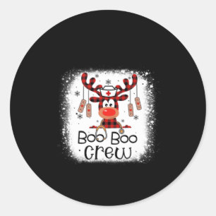 Adesivo Redondo Enfermeira Gift Boo Boo Crew