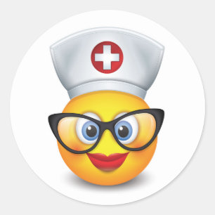 Adesivo Redondo  Enfermeiro