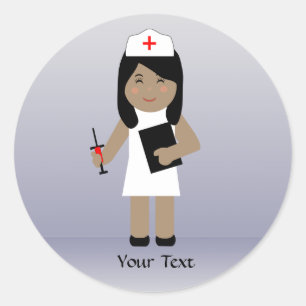 Adesivo Redondo Enfermeiro 1 Personalizado Vinheta