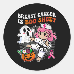 Adesivo Redondo Enfermeiro Cancer Sensibilização Karate Lutar Cont