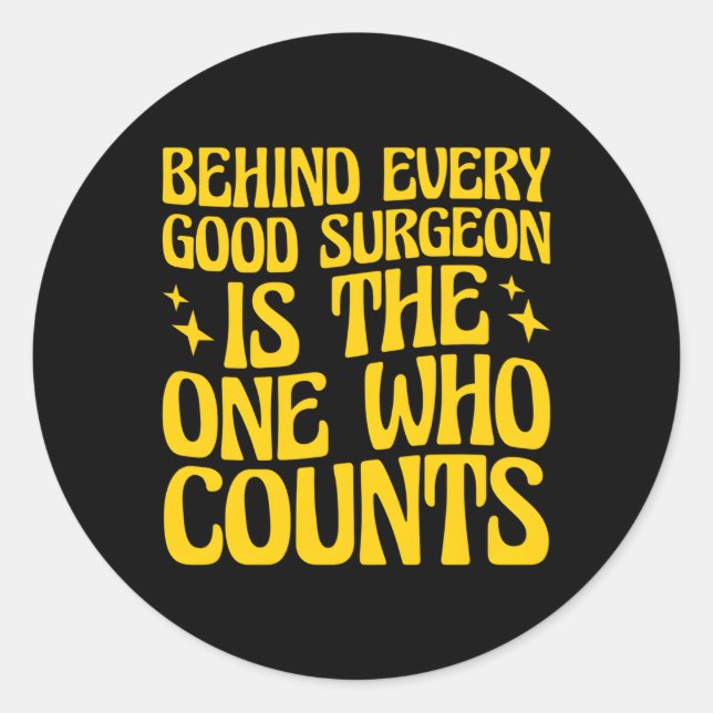 Adesivo Redondo Enfermeiro Cirúrgico Tecnológico (Frente)