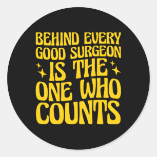 Adesivo Redondo Enfermeiro Cirúrgico Tecnológico