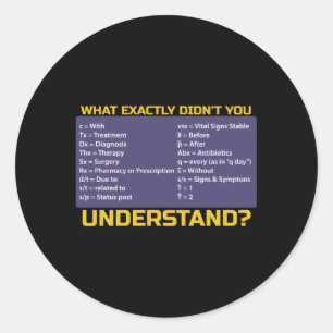 Adesivo Redondo Enfermeiro Curto Ou Enfermeiro