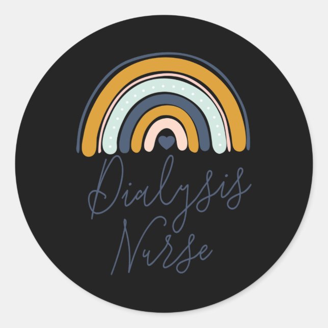 Adesivo Redondo Enfermeiro Nefrologia Insuficiência Renal Enfermei (Frente)