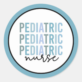 Adesivo Redondo Enfermeiro Pediátrico Enfermeiro Enfermeiro Enferm