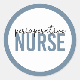 Adesivo Redondo Enfermeiro Perioperatório RN OU Enfermeiro