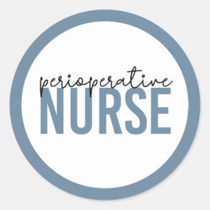 Adesivo Redondo Enfermeiro Perioperatório RN OU Enfermeiro