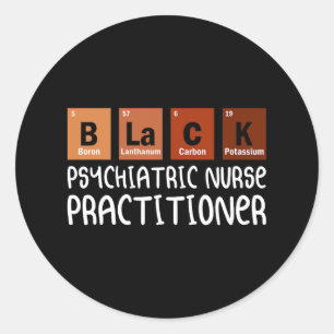 Adesivo Redondo Enfermeiro Psiquiátrico
