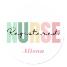 Enfermeiro Registrado RN CUTE Personalizado