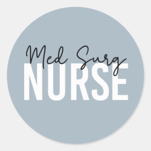 Adesivo Redondo Enfermeiro-Surg   Enfermeiro médico-cirúrgico