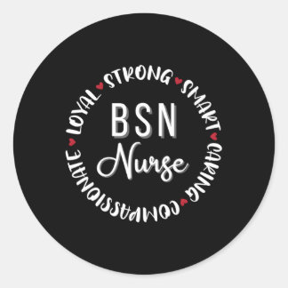 Adesivo Redondo Enfermeiros Da Bsn Enfermeiros Enfermando Graduaçã