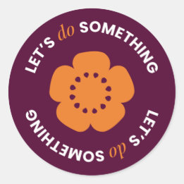 Adesivo Redondo EngenderHealth: Let's Do Something - Stickers