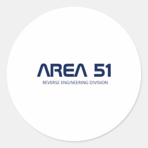 Adesivo Redondo Engenharia Reversa Área 51 Óvni Alien Paranormal