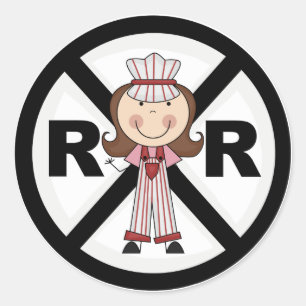 Adesivo Redondo Engenheiro de estrada de ferro - camiseta e