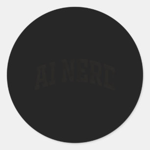Adesivo Redondo Engenheiros Robot Nerd Ai De Inteligência Oficial