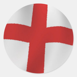 Adesivo Redondo England Flag