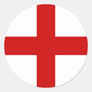 Adesivo Redondo England High Quality Flag