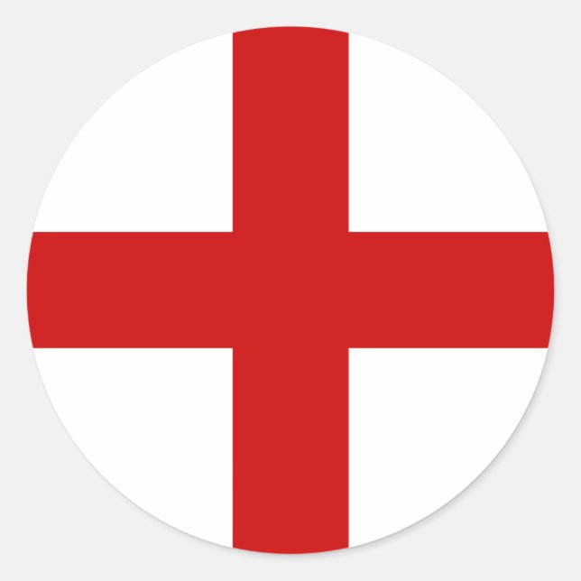 Adesivo Redondo England High Quality Flag (Frente)