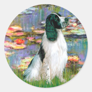 Adesivo Redondo English Springer 7 - Lírios 2