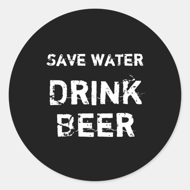 Adesivo Redondo Engraçado - (Frente)