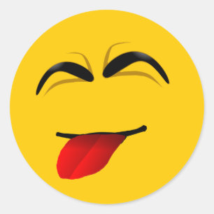 ADESIVO REDONDO ENGRAÇADO