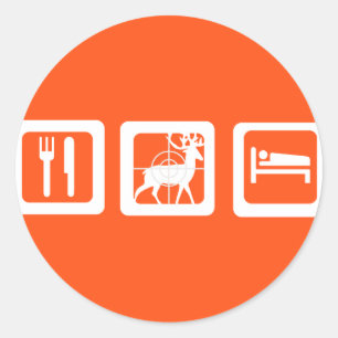 Adesivo Redondo Engraçado Boa Viagem Coma Caça Do Sono