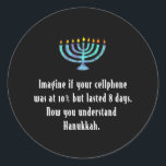 Adesivo Redondo Engraçado citação Sarcástica de Hanukkah Chanukah<br><div class="desc">Engraçado citação Sarcástica de Hanukkah Chanukah</div>