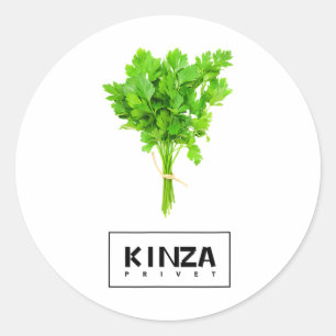 Adesivo Redondo Engraçado Kinza Privet Chavel Gussi Ucrânia 