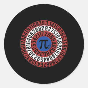 Adesivo Redondo Engraçado Nerd Engraçado Geek de Matemática Estuda