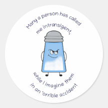 Engraçado Poema Salty Couplet Stick "Acidente Orri