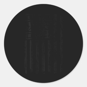 Adesivo Redondo Engraçado Qr Trump Dance Code (na parte traseira)