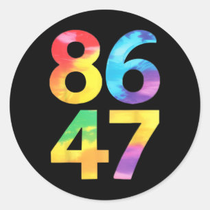 Adesivo Redondo Engraçado resiste ao 8647 Ventilador Liberal