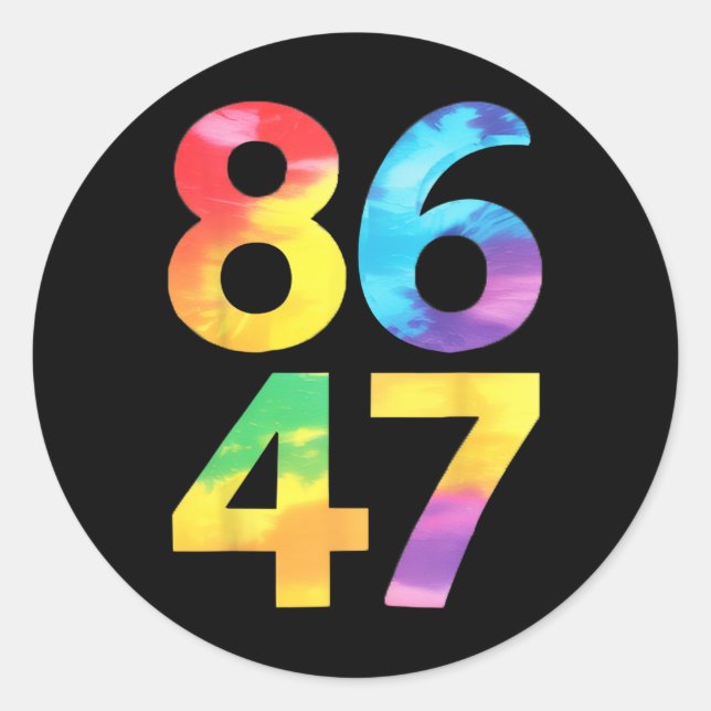 Adesivo Redondo Engraçado resiste ao 8647 Ventilador Liberal (Frente)