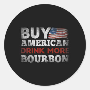Adesivo Redondo Engraçado Whiskey Nos Cita Bandeira Comprar Americ