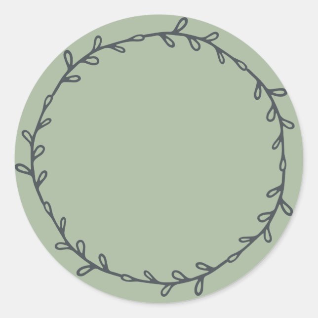 Adesivo Redondo Enlatamento de Geléia Caseira Rústica Escrita em V (Frente)