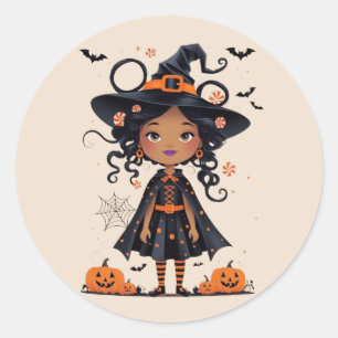 Adesivo Redondo Enlouquece este Halloween