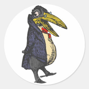 Adesivo Redondo ensina rabe academic raven
