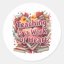Ensinar é uma obra de coração - Ar de professor in