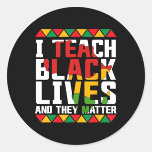 Adesivo Redondo Ensino As Vidas Negras E O Problema Juntete Te