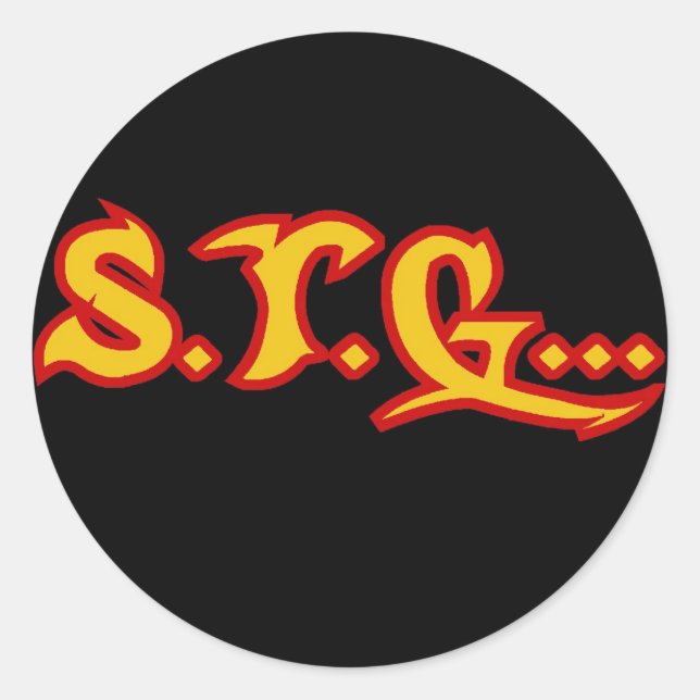 Adesivo Redondo Então Eles Vão... Rock Intls Stickers (Frente)