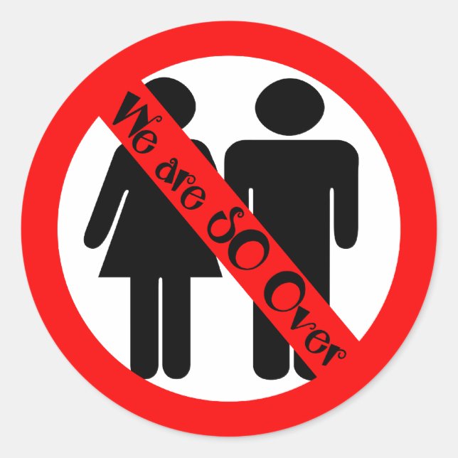 Adesivo Redondo Então, sobre o rompimento (Frente)