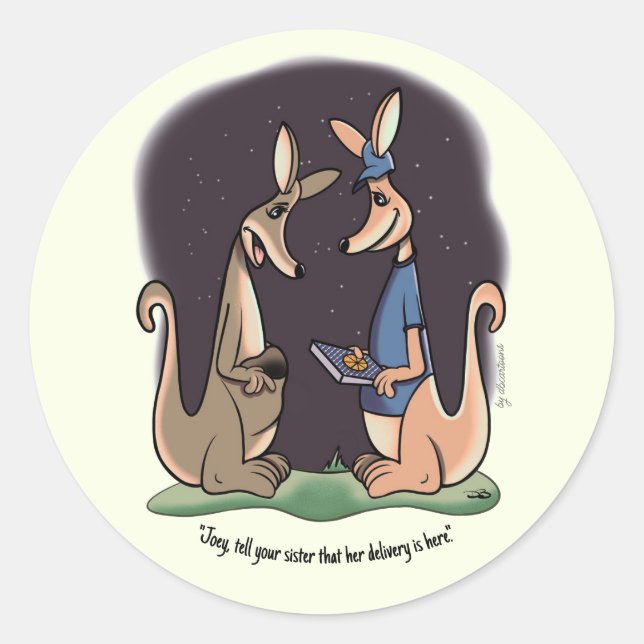 Adesivo Redondo Entrega (Frente)