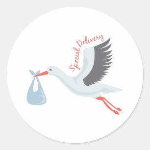 Adesivo Redondo Entrega especial