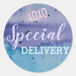 Adesivo Redondo Entrega Especial XOXO