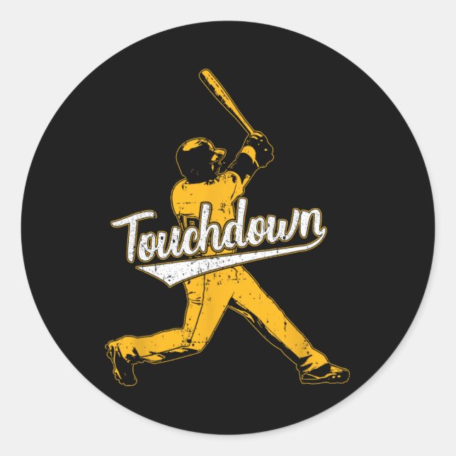 Adesivo Redondo Entretenimento Sarcasiano Engraçado Futebol de Bas (Frente)